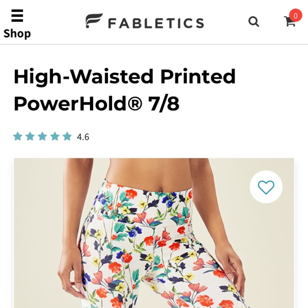 Fabletics Poppyfield High Waisted Workout Leggings